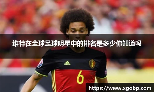 维特在全球足球明星中的排名是多少你知道吗